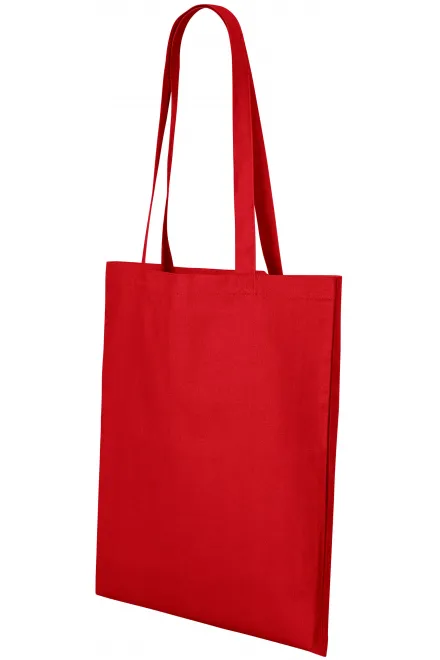 Bavlněná nákupní taška, červená