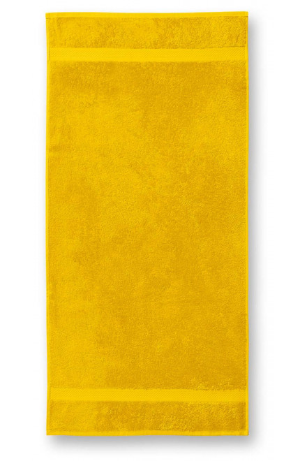 Bavlněný ručník hrubší, žlutá