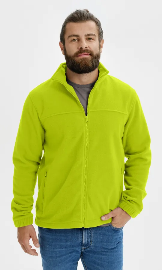 Dámská bunda fleecová, limetková Dámská bunda fleecová, limetková