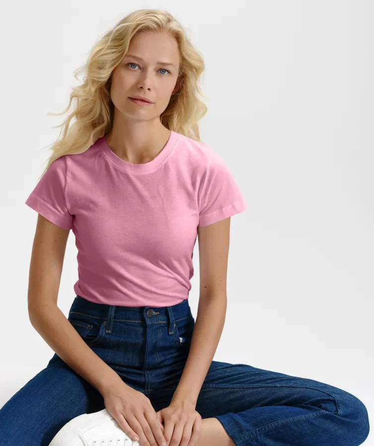 Dámské triko jednoduché, růžová Dámské triko jednoduché, růžová