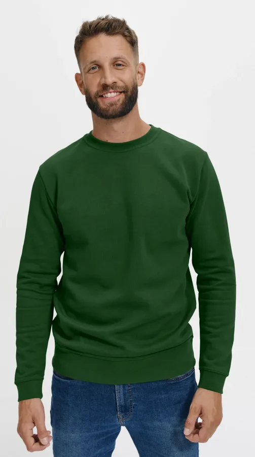 Mikina s hlavicovým rukávem, bez kapuce, láhvovězelená Mikina s hlavicovým rukávem, bez kapuce, láhvovězelená