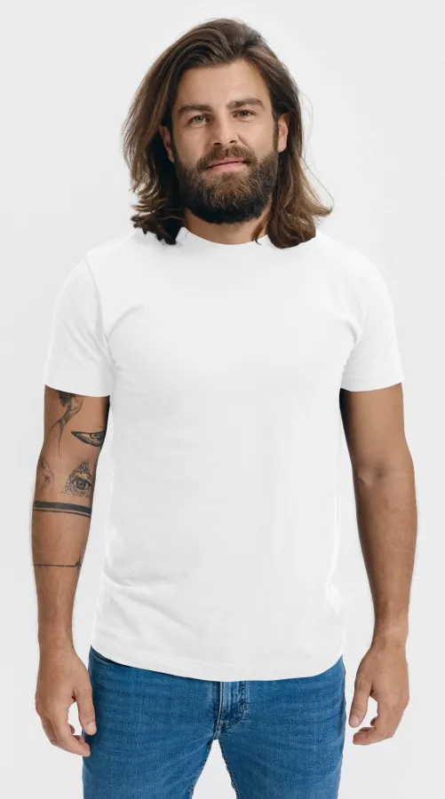 Tričko vyšší gramáže unisex, bílá Tričko vyšší gramáže unisex, bílá