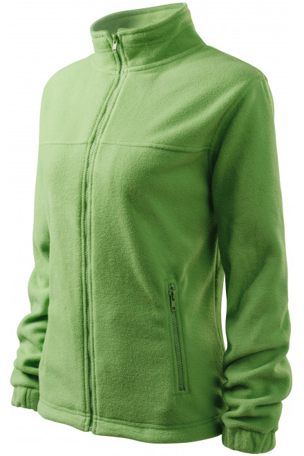 Dámská bunda fleecová, hrášková zelená