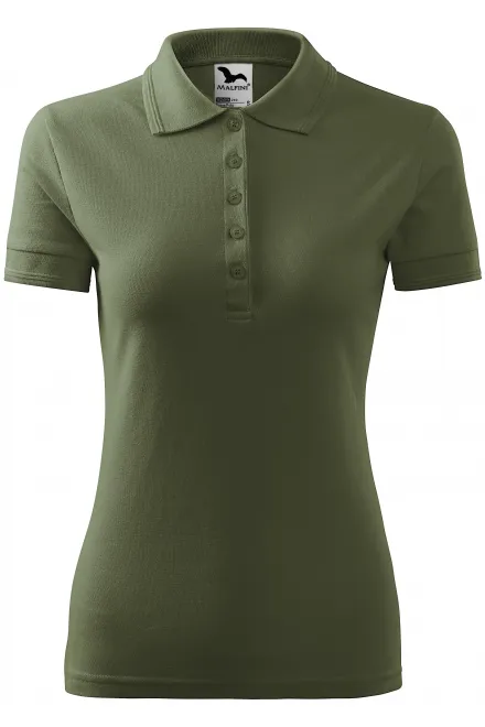 Dámská elegantní polokošile - khaki, S