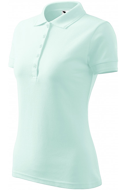 Dámská elegantní polokošile, ledová zelená, trička s krátkými rukávy