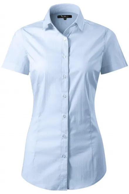 Dámská halenka Slim fit - svetlo modrá, M