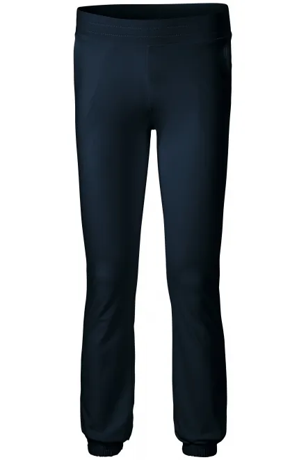 Dámské tepláky s kapsami - tmavomodrá, 2XL