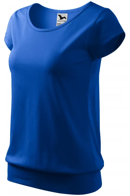 Dámské trendové tričko, kráľovská modrá