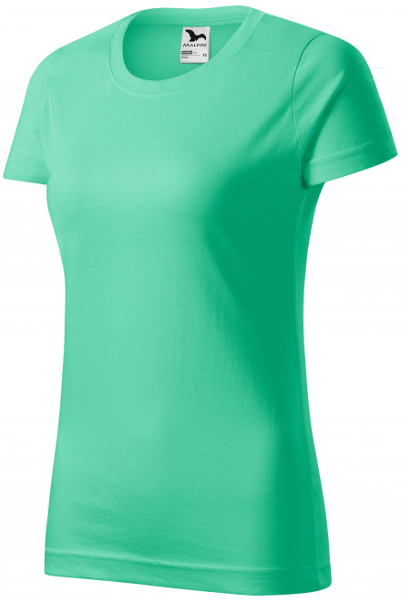 Dámské triko jednoduché, mátová, zelená trička