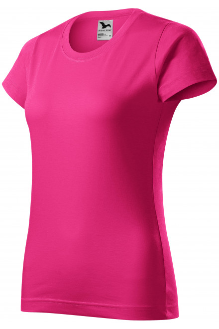 Dámské triko jednoduché, purpurová, růžová trička