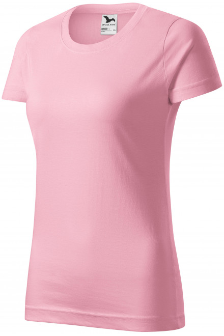 Dámské triko jednoduché, růžová, růžová trička