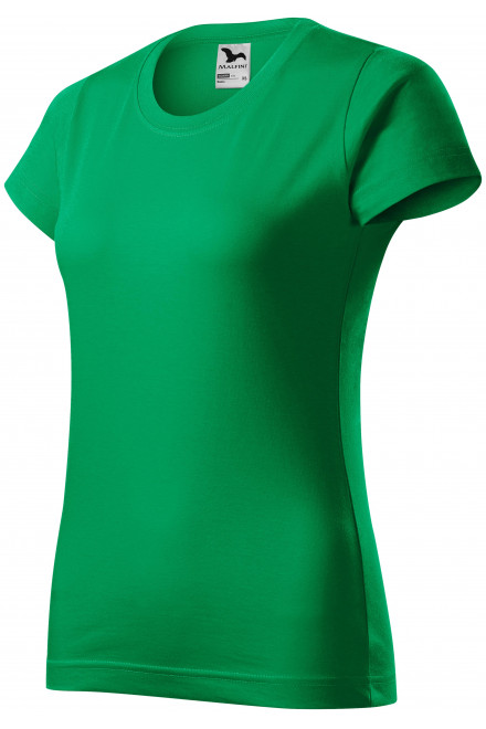 Dámské triko jednoduché, trávově zelená, dámská trička