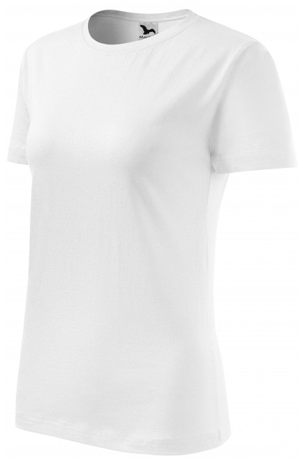 Dámské triko klasické, bílá, bílá trička