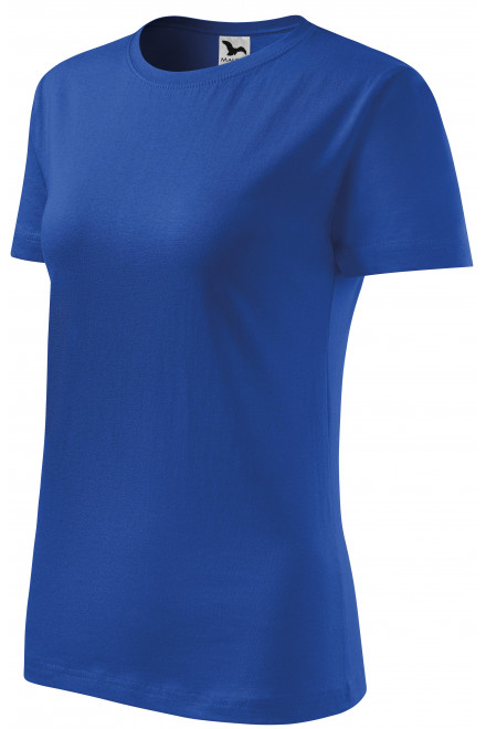 Dámské triko klasické, kráľovská modrá, trička s krátkými rukávy