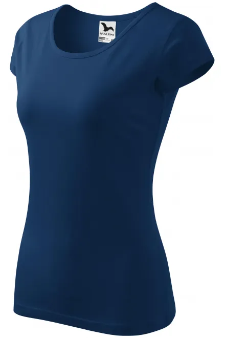 Dámské triko s velmi krátkým rukávem, půlnoční modrá