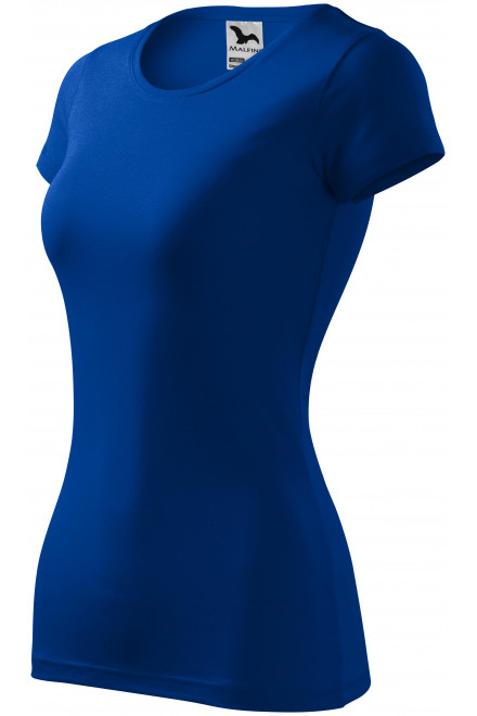 Dámské triko zúžené, kráľovská modrá, jednobarevná trička