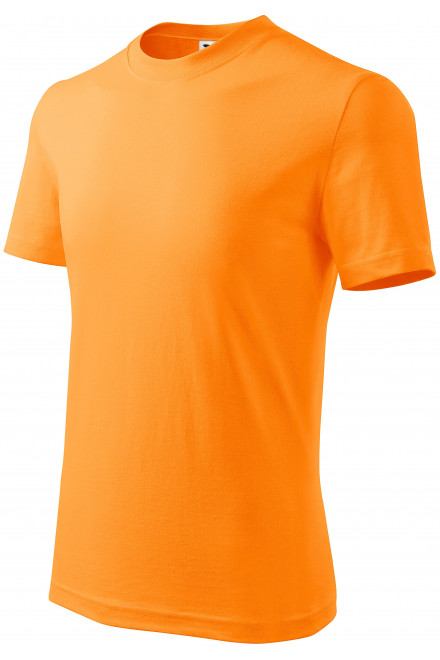 Dětské tričko jednoduché, mandarinková oranžová, dětská trička