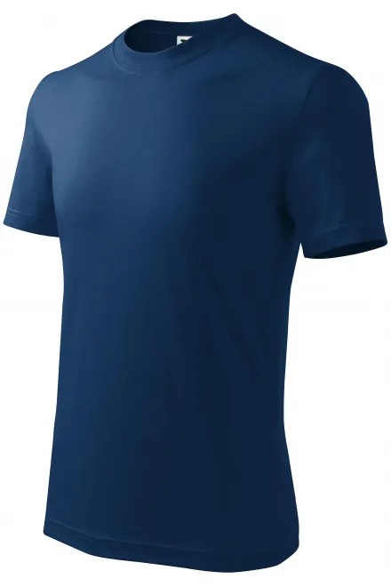 Dětské tričko jednoduché, půlnoční modrá