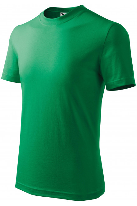 Dětské tričko jednoduché, trávově zelená, dětská trička