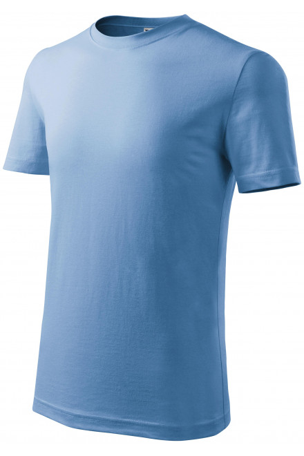 Dětské tričko klasické na leto, nebeská modrá, dětská trička