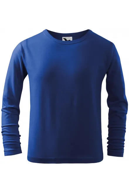 Dětské tričko s dlouhým rukávem - kráľovská modrá, 122 cm / 6 let