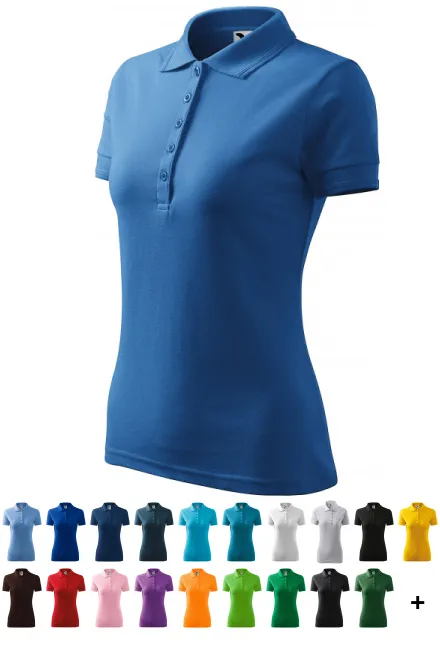 Dámská elegantní polokošile, světlemodrá