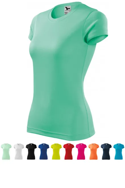 Dámské sportovní tričko, mátová