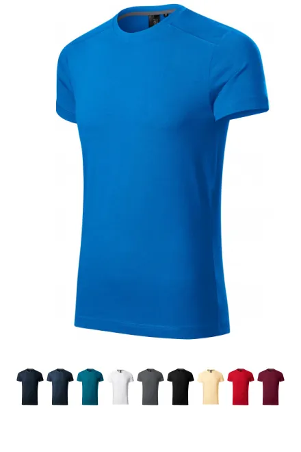 Pánské triko ozdobené, snorkel blue