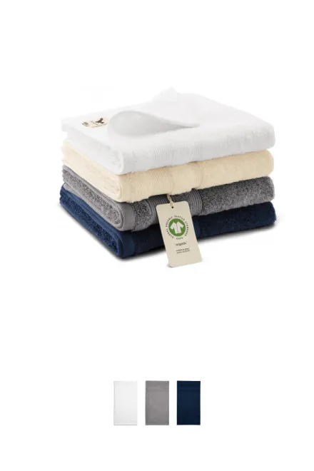 Ručník z organické bavlny, mandlová