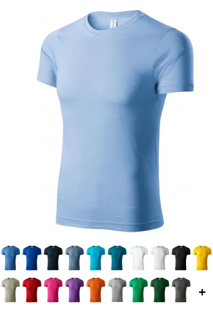 Tričko lehké s krátkým rukávem, nebeská modrá