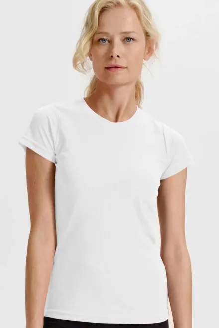 Dámské sportovní tričko, bílá