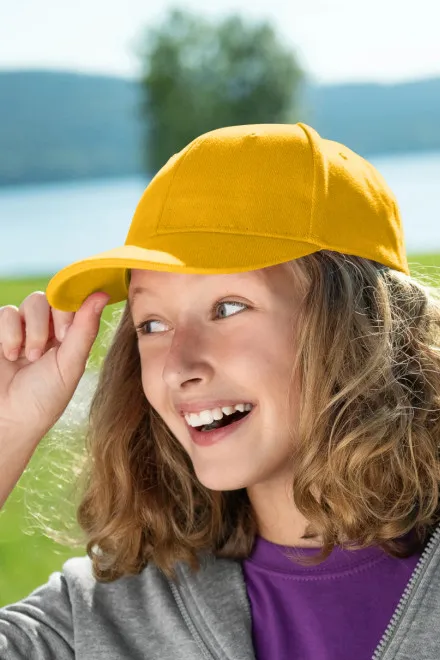 Dětská kšiltovka, žlutá