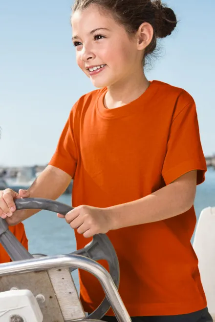 Dětské tričko klasické na leto, oranžová