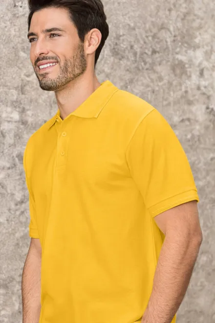 Pánská volná polokošile, žlutá