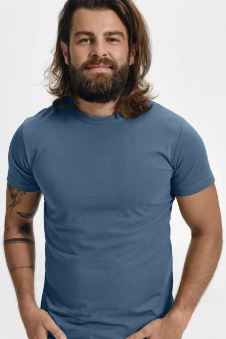 Pánské módní tričko, denim