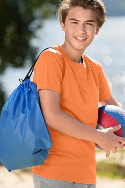 Sportovní tričko pro děti, neonová mandarinková