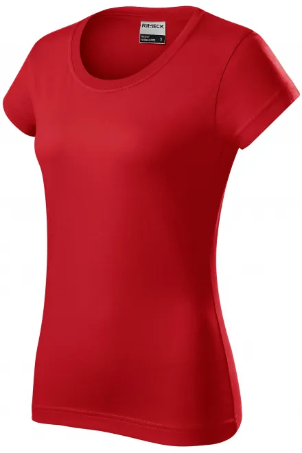Odolné dámské tričko tlustší, červená