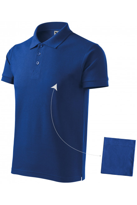 Pánská elegantní polokošile, kráľovská modrá, trička bez potisku