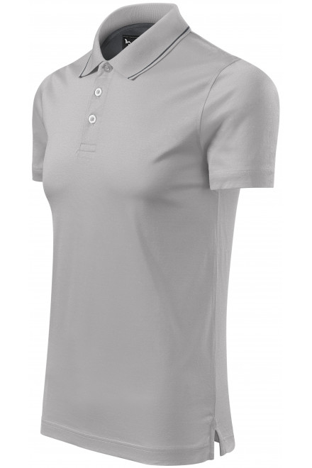 Pánská elegantní polokošile mercerovaná, stříbrná šedá, jednobarevná trička