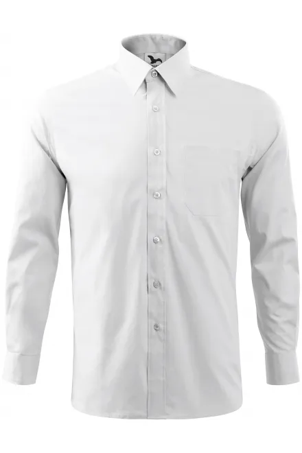 Pánská košile s dlouhým rukávem - bílá, 3XL