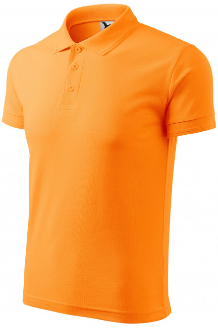 Pánská volná polokošile, mandarinková oranžová, pánská trička