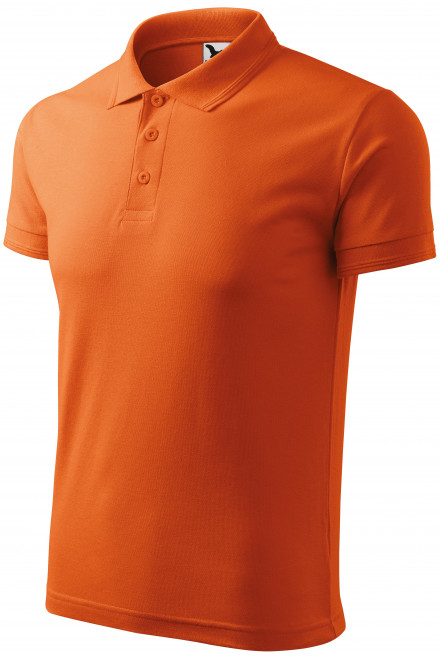 Pánská volná polokošile, oranžová, pánská trička