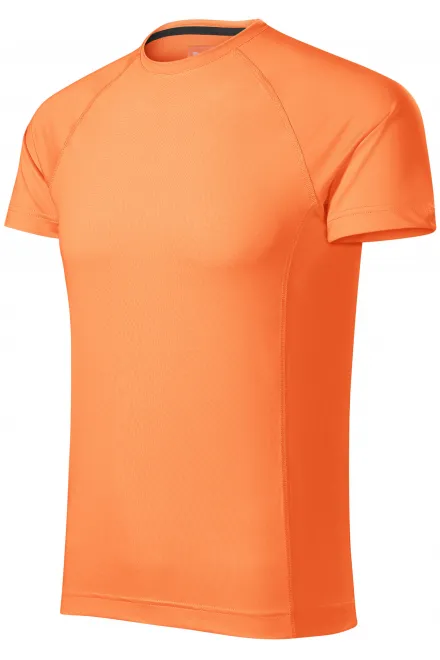Pánské sportovní tričko, neonová mandarinková