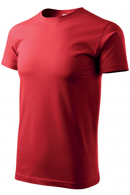 Pánské triko jednoduché, červená, pánská trička