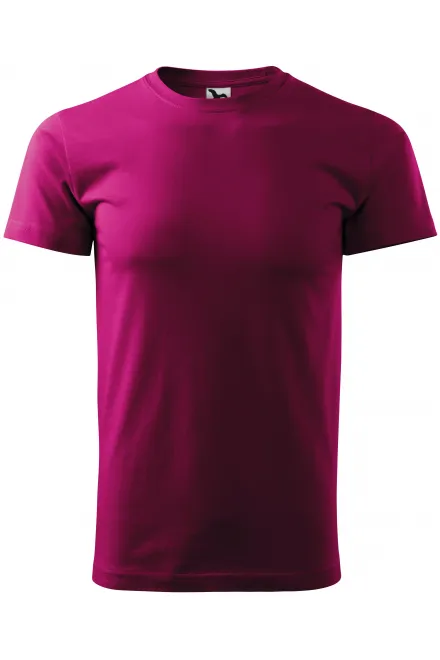 Pánské triko jednoduché - fuchsia red, XS