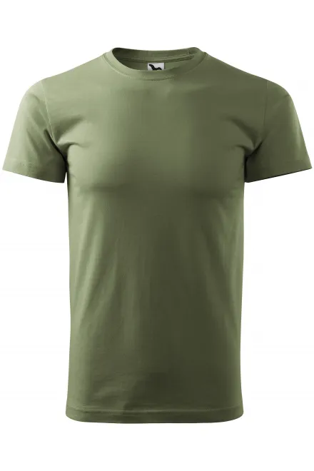 Pánské triko jednoduché - khaki, XS