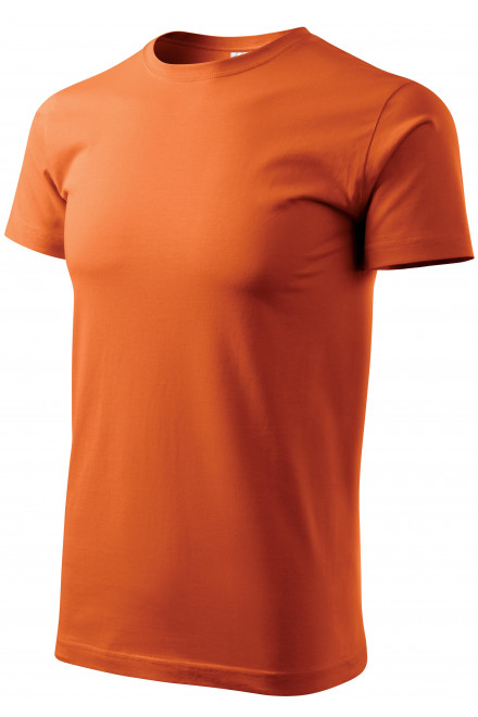 Pánské triko jednoduché, oranžová, oranžová trička