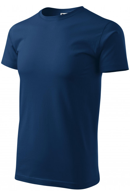 Pánské triko jednoduché, půlnoční modrá, jednobarevná trička