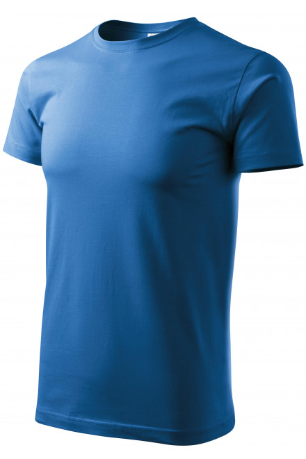 Pánské triko jednoduché, světlemodrá, trička s krátkými rukávy