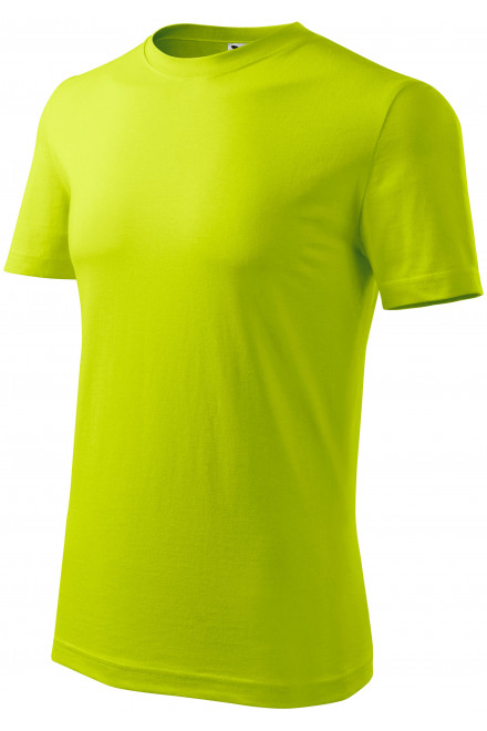 Pánské triko klasické, limetková, zelená trička
